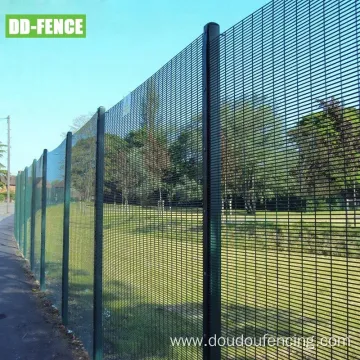 High Security Anti Climb Cut Wire Mesh Fence